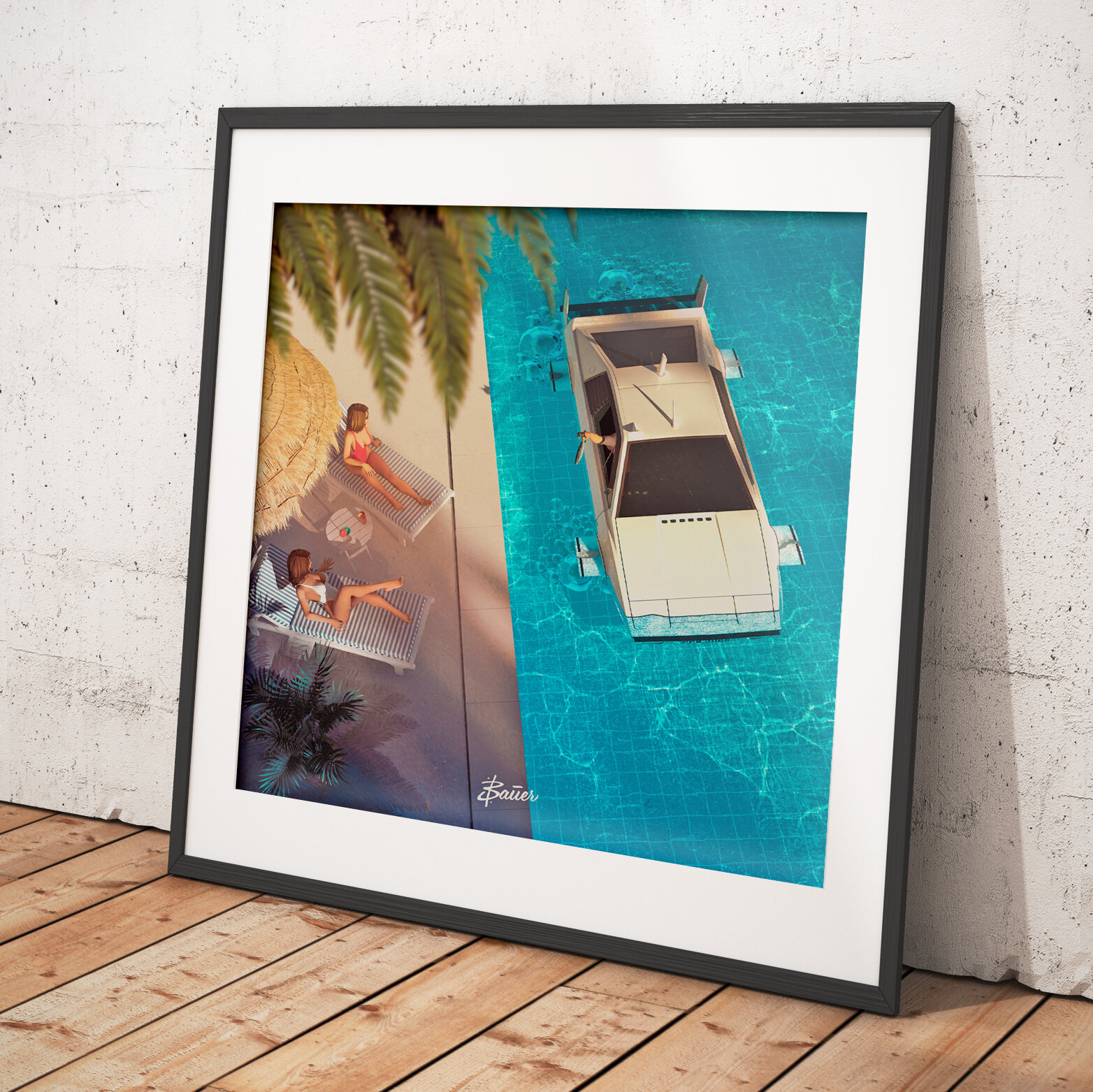 Stunning limited edition print showing a beautifully modified